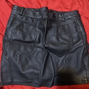 Leather skirt